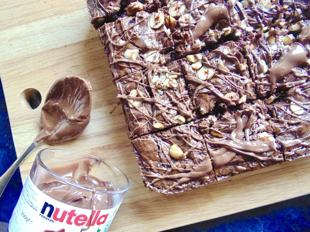 best ever nutella brownies