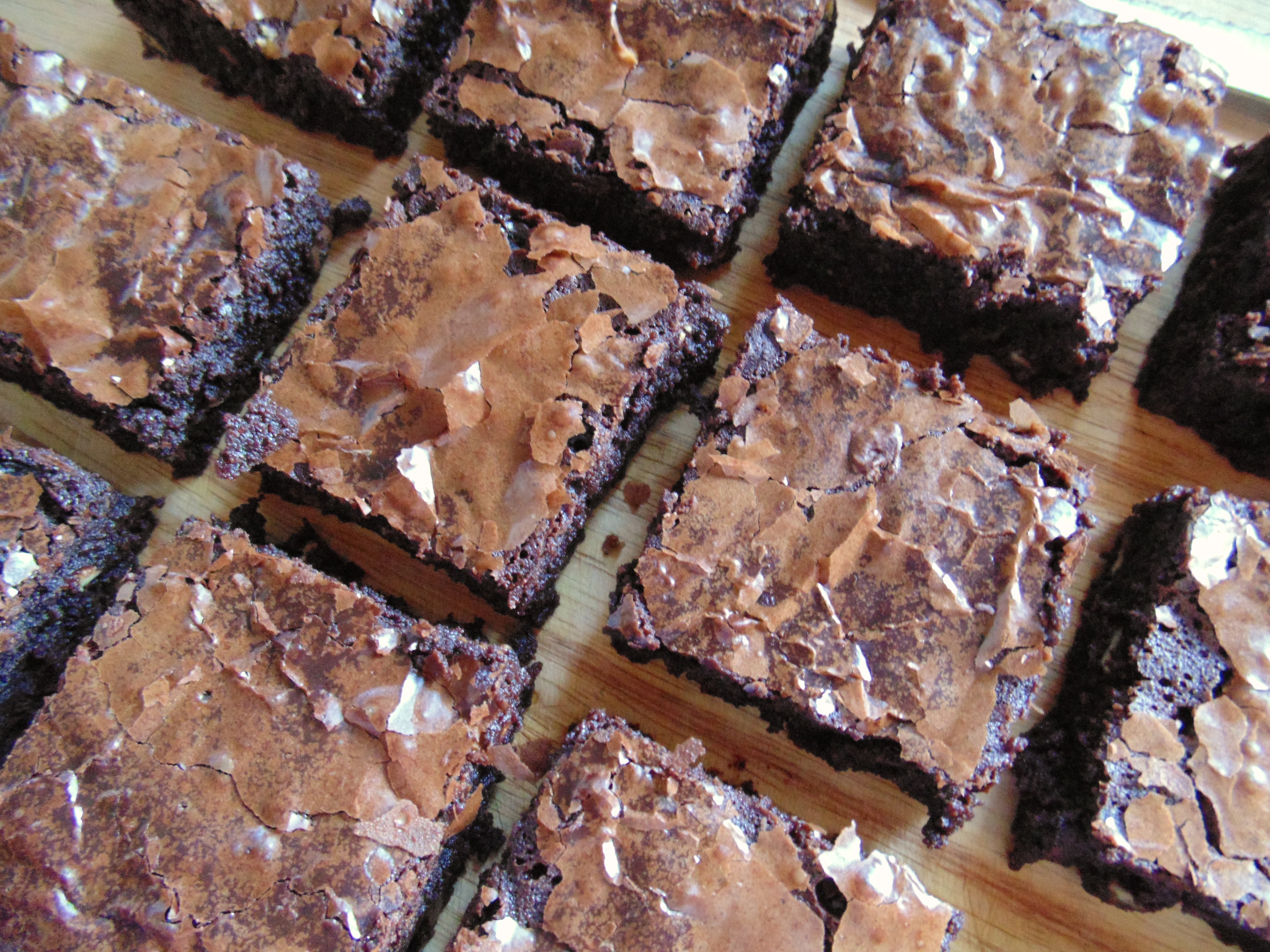 quadruple chocolate brownies