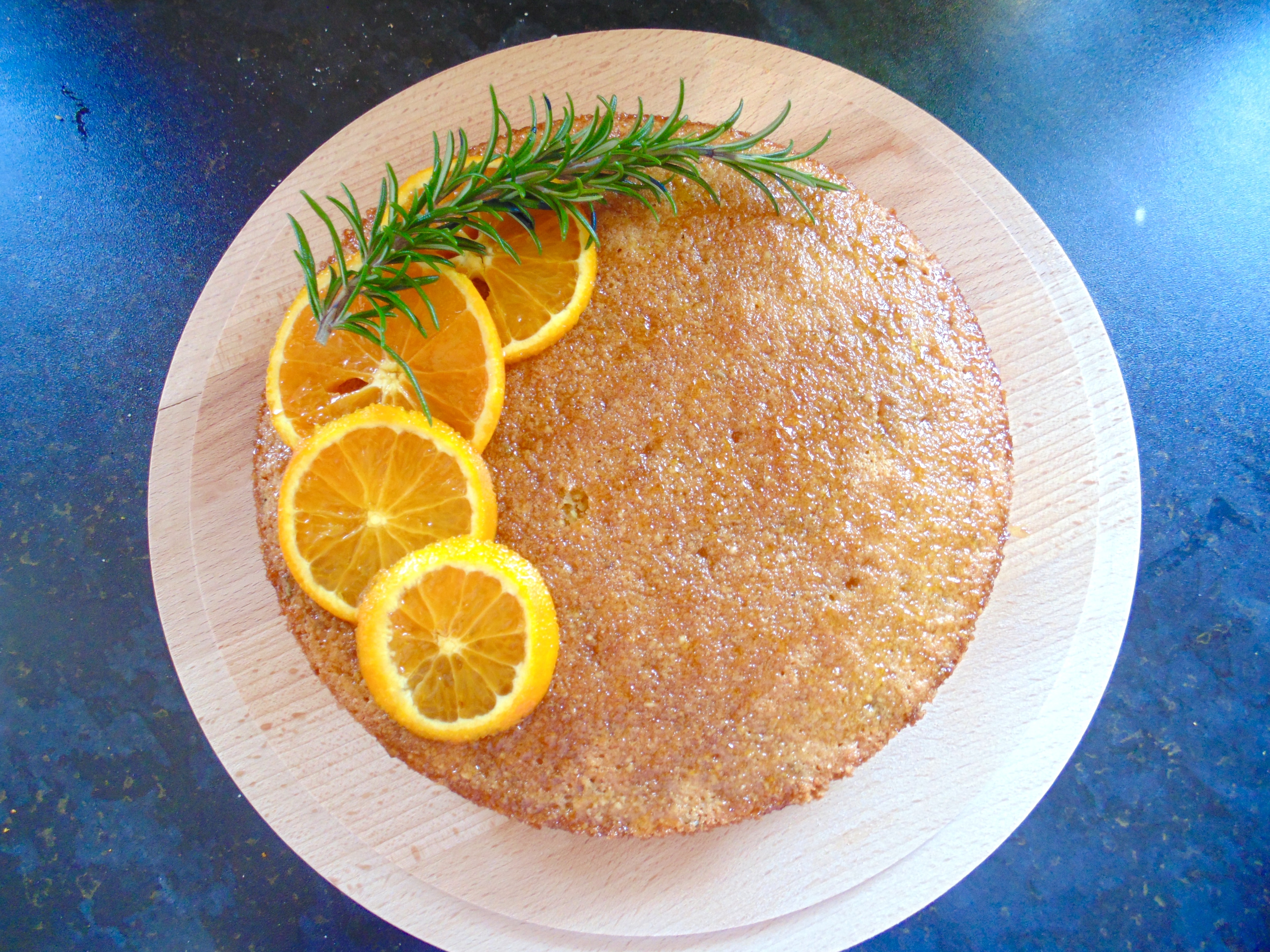 orange rosemary cake