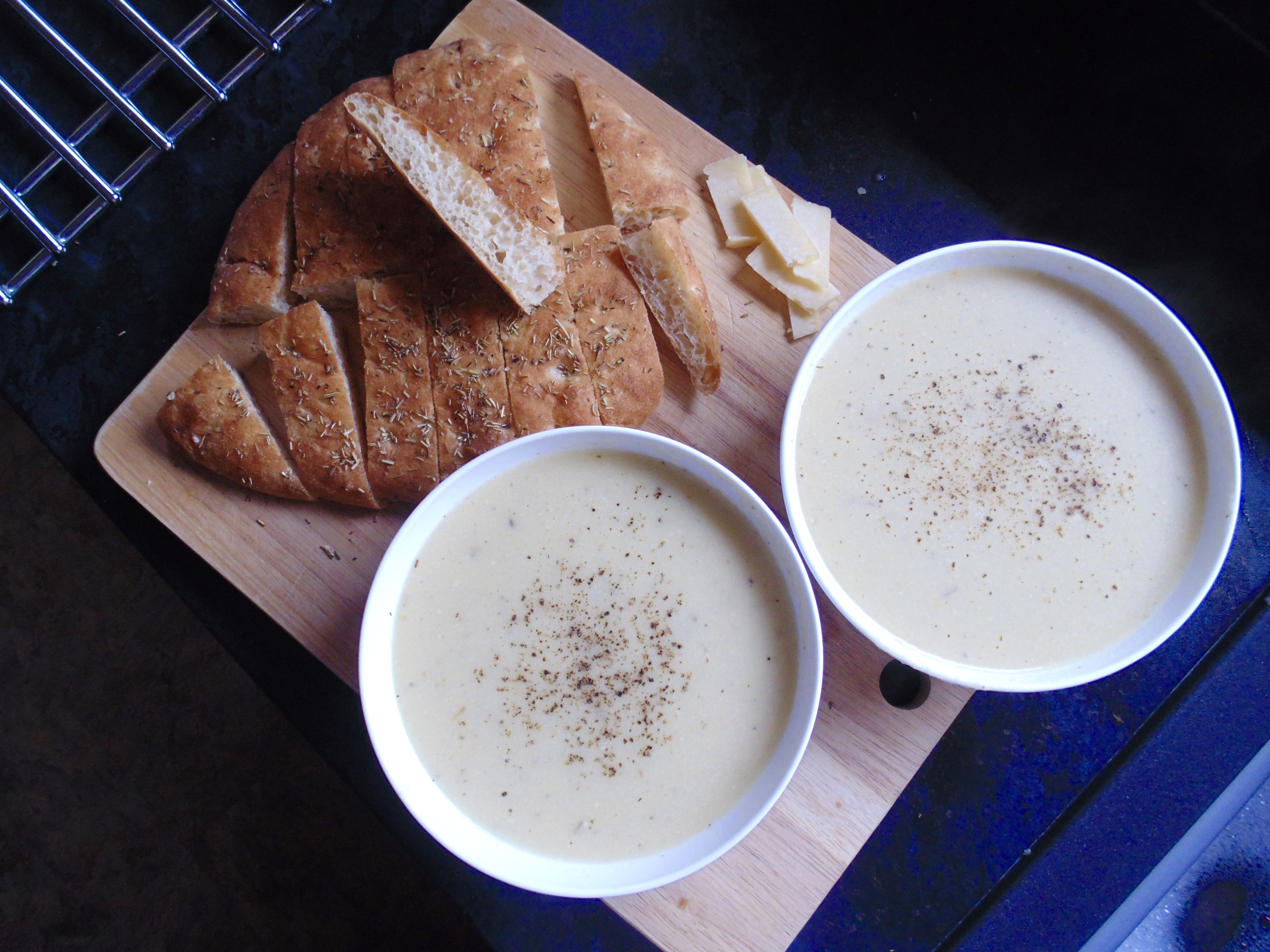 cheddar parsnip and apple soup