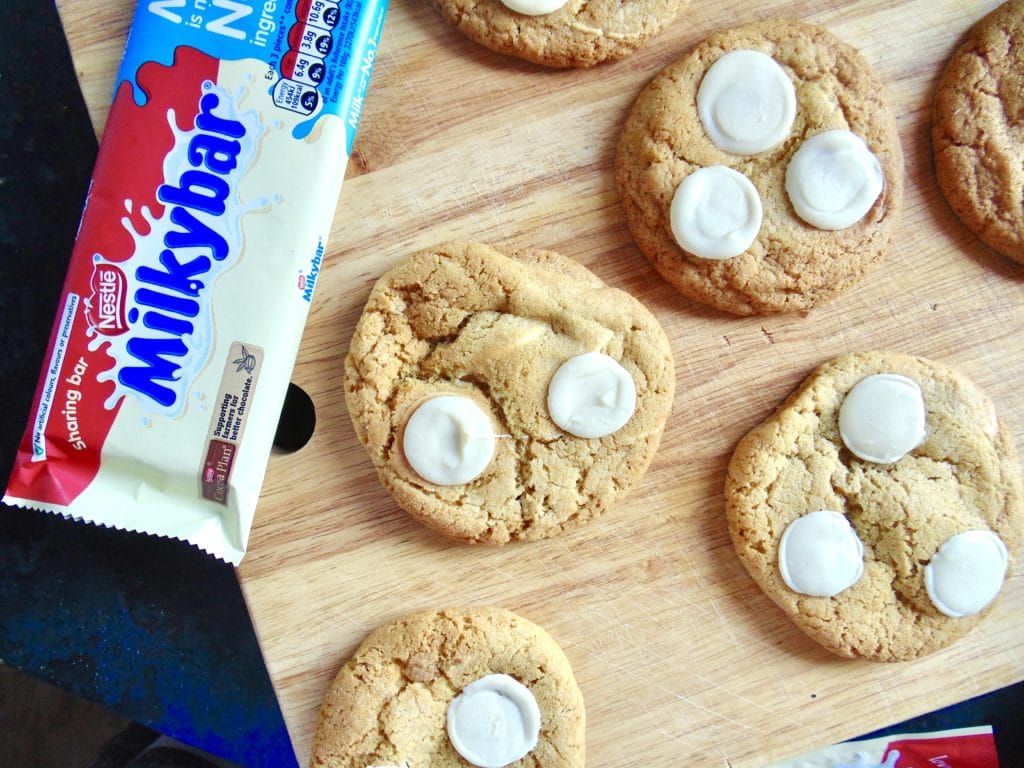 milky bar cookies