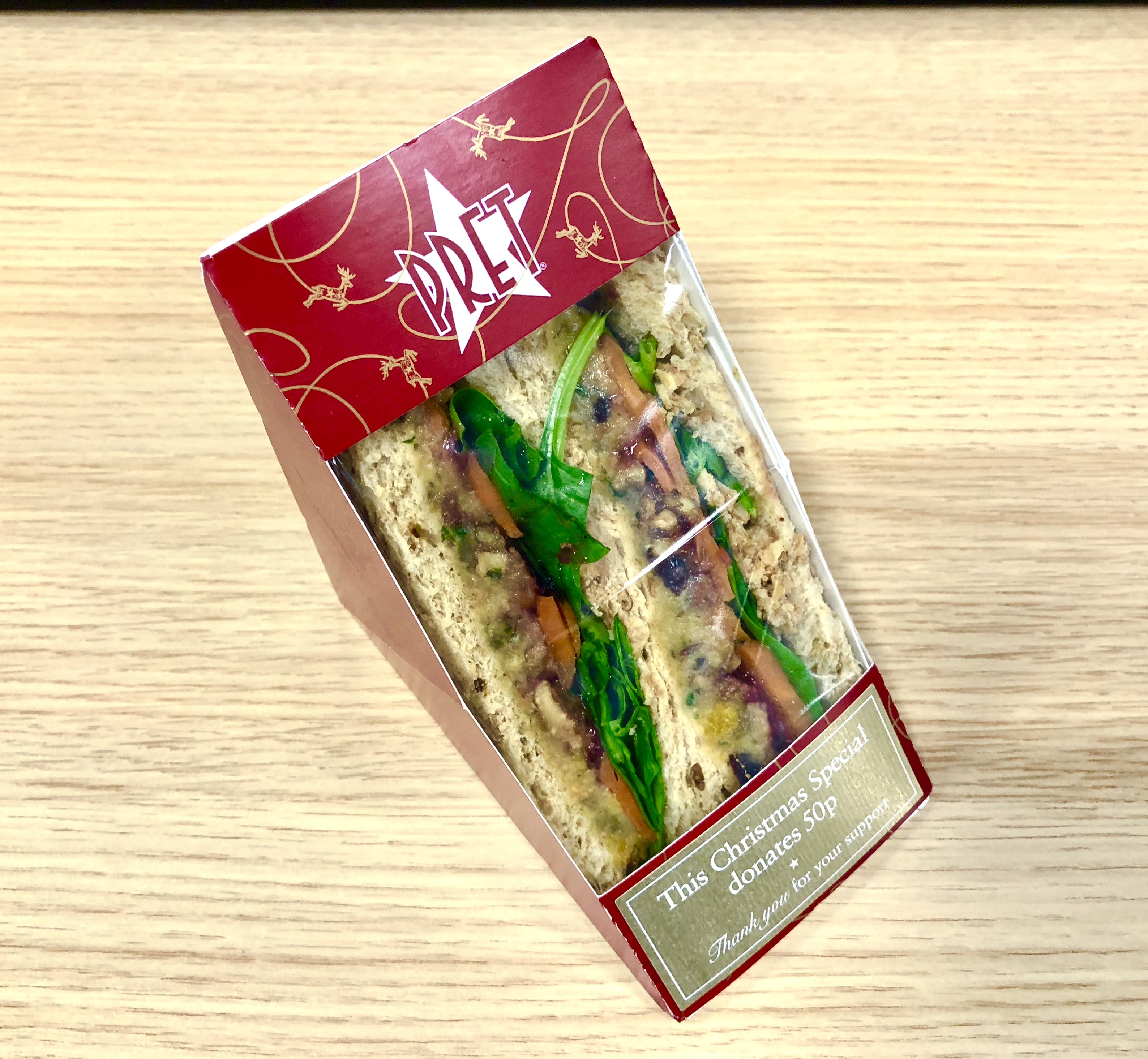 ultimate Christmas sandwich review