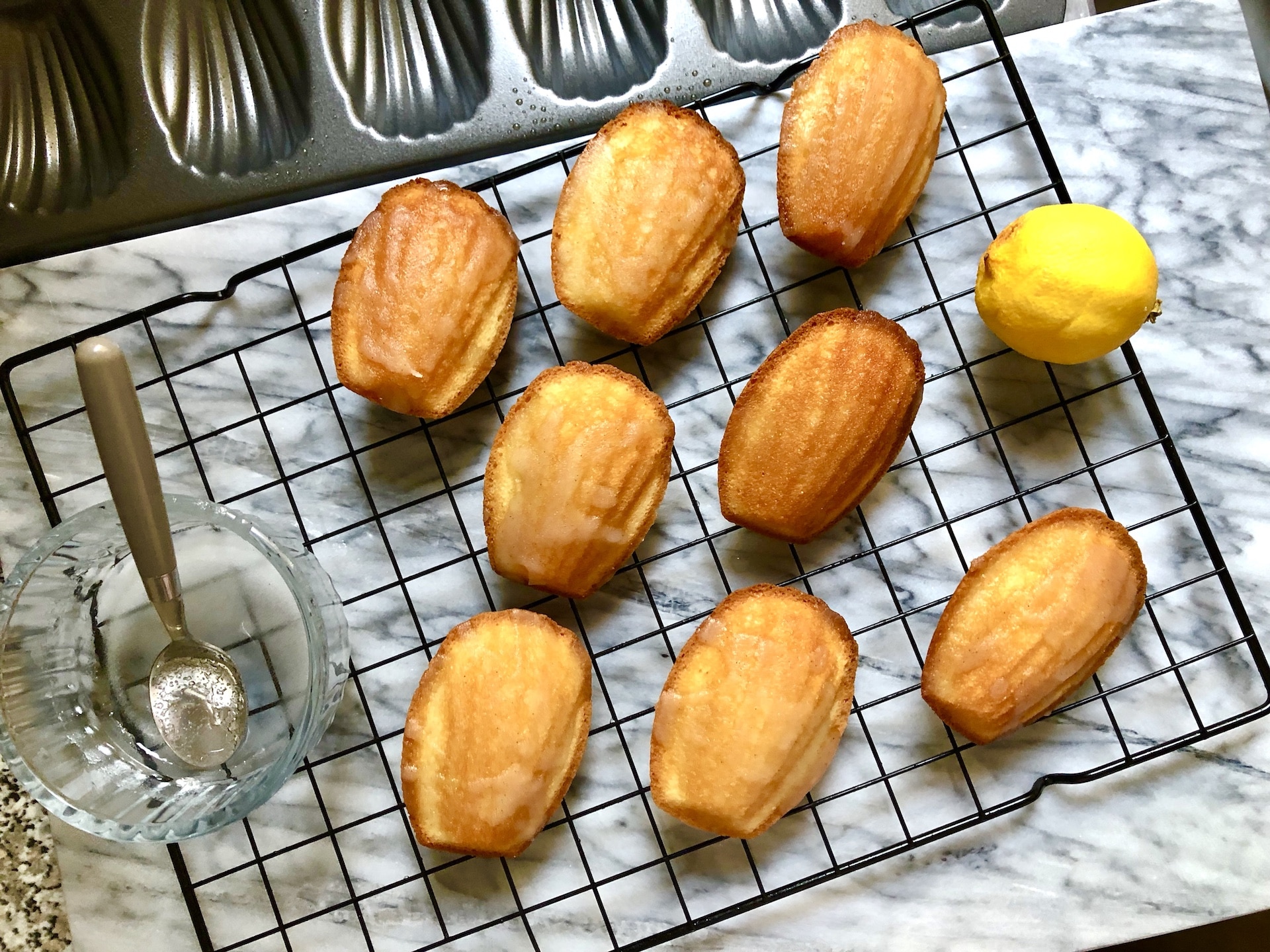 lemon madeleines