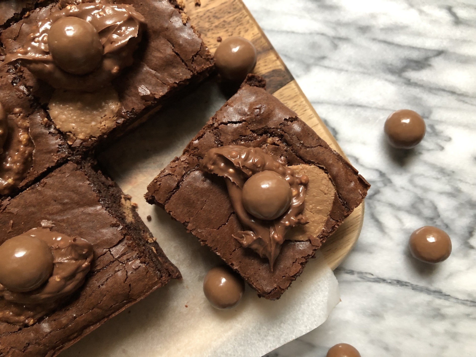 best ever malteser brownies