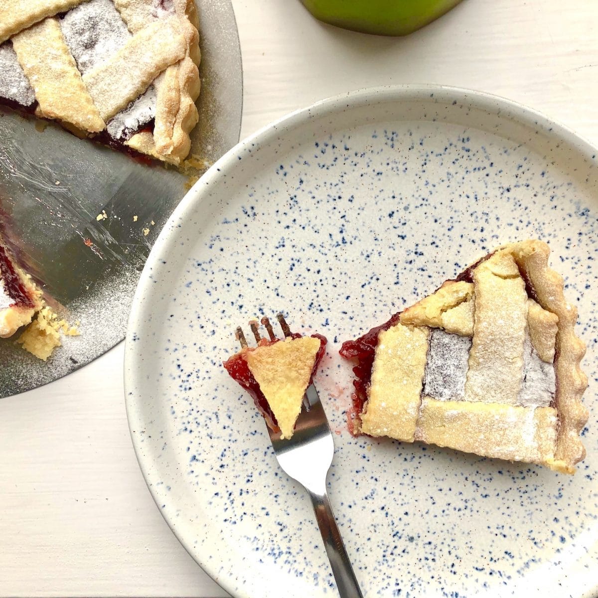 italian strawberry crostata