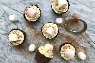 hot chocolate cupcakes