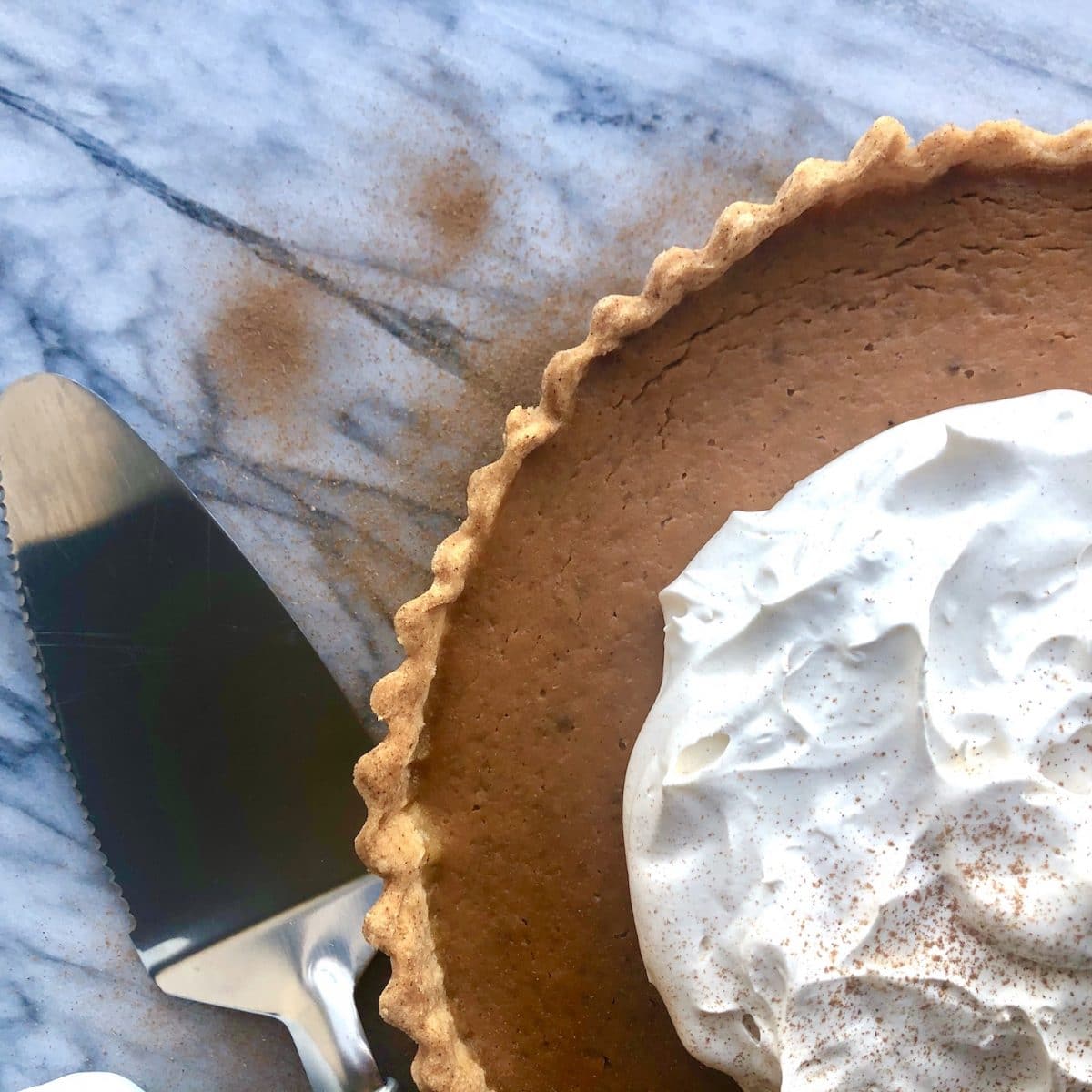 vanilla chai pumpkin pie