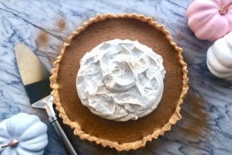 vanilla chai pumpkin pie