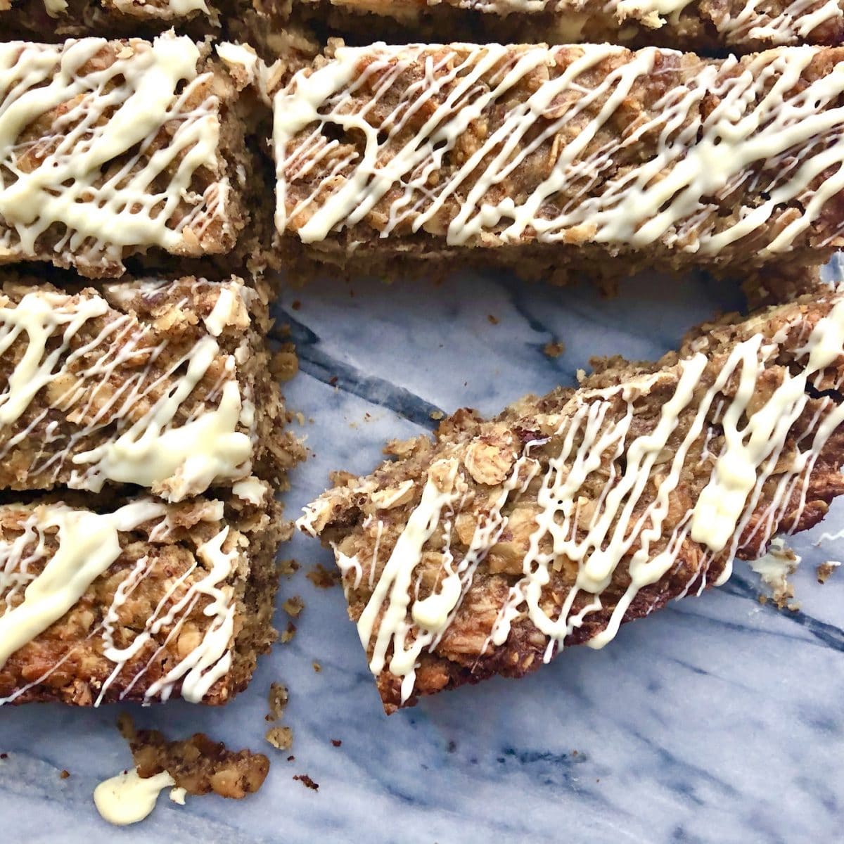 white chocolate peanut butter flapjacks