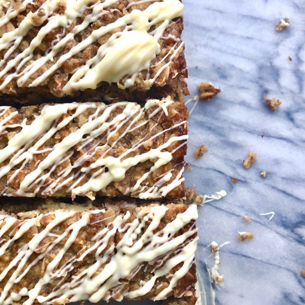 white chocolate peanut butter flapjacks