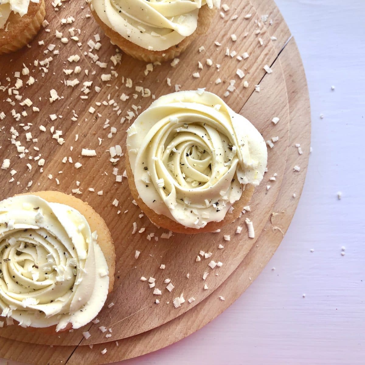 lemon black pepper cupcakes