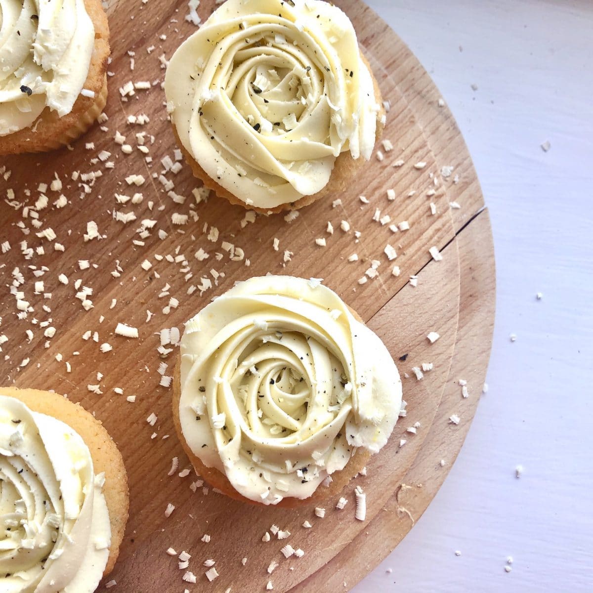 lemon black pepper cupcakes