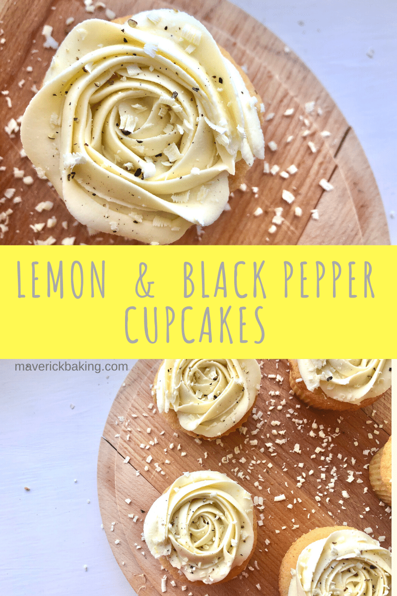 lemon black pepper cupcakes