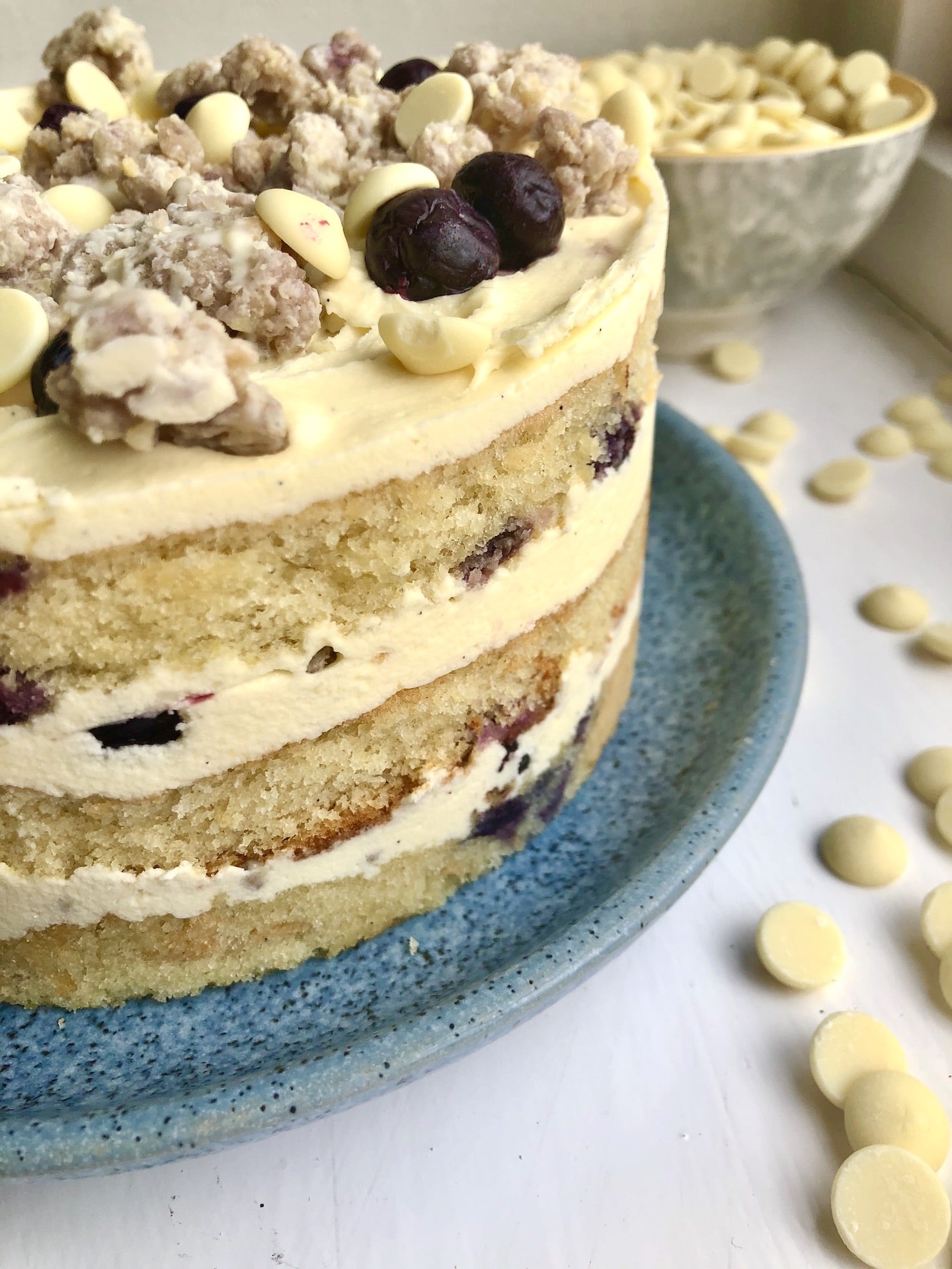 Lemon Blueberry Cake - Summer Cake - Cooking Journey Blog