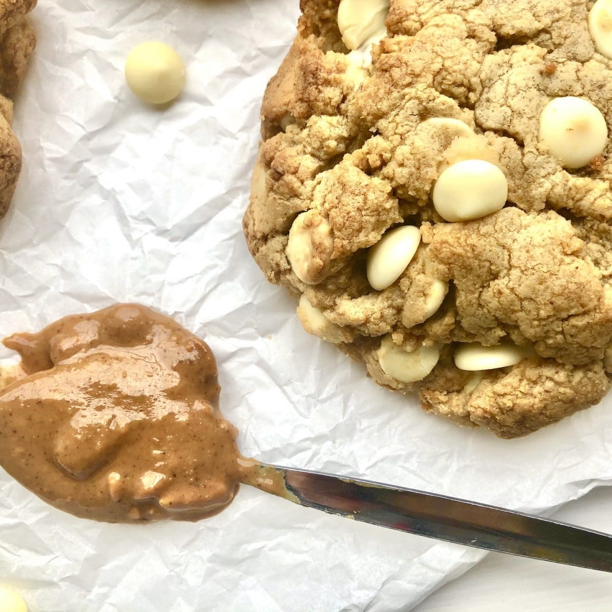 white chocolate peanut butter nyc cookies