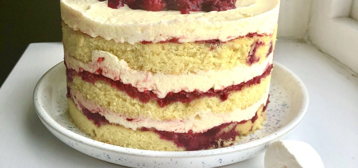 Toasted Marshmallow and Rhubarb Cake | Nigella's Recipes | Nigella Lawson