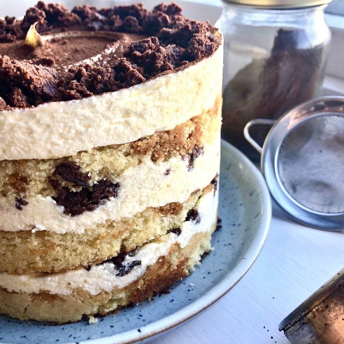 tiramisu layer cake