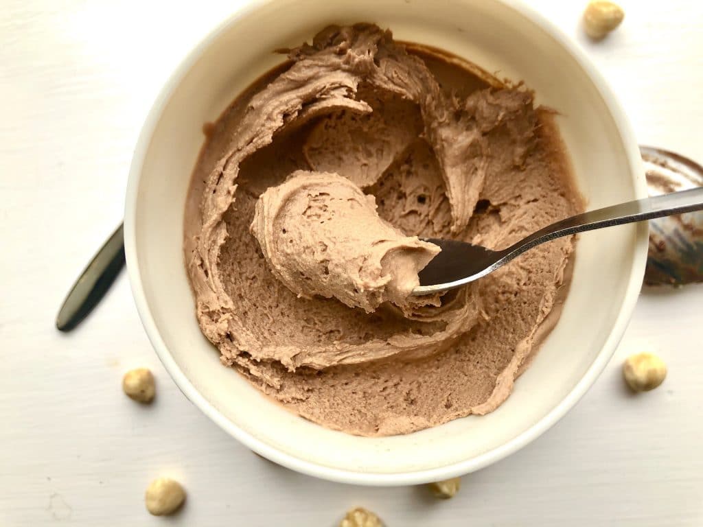 chocolate hazelnut gelato