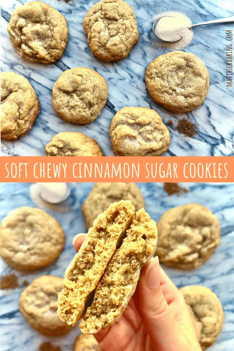 Soft Chewy Cinnamon Sugar Cookies Maverick Baking