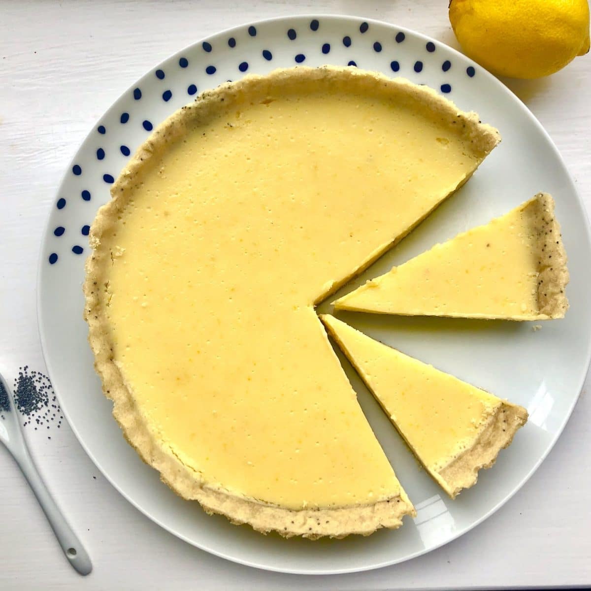 lemon poppy seed tart