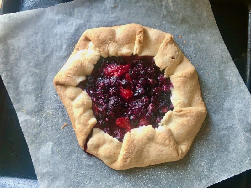 Summer Berry Galette - an easy pie recipe!
