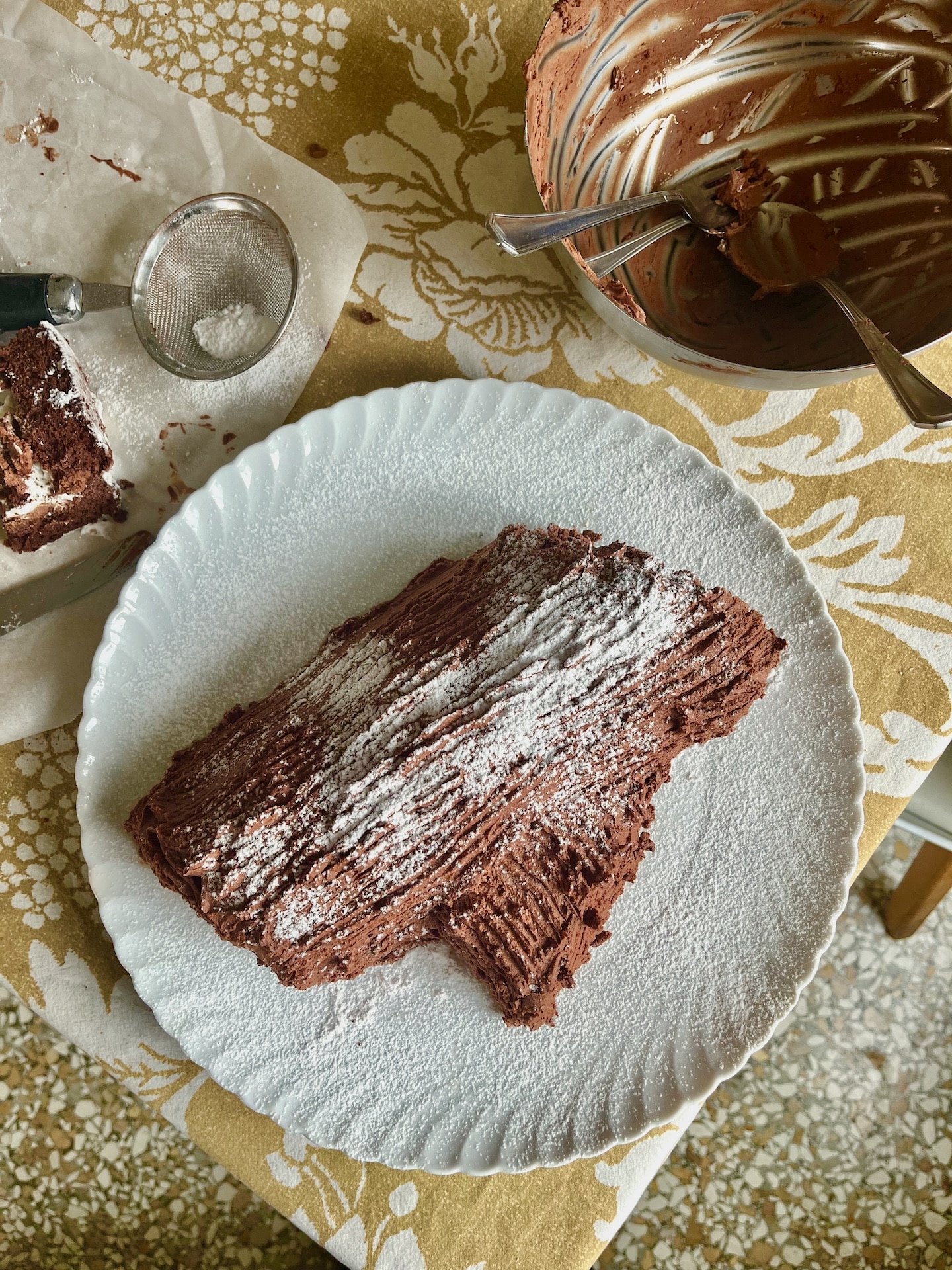 Classic Chocolate Yule Log Recipe