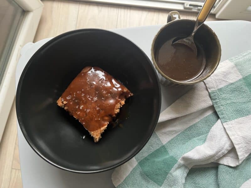 Sticky Toffee Pudding with Orange & Sea Salt
